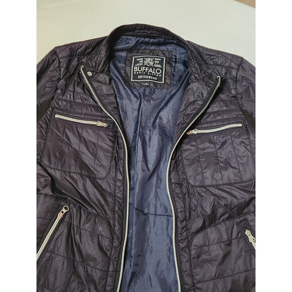 Buffalo David Bitton Men's Black Zip Up Jacket - Picture 9 of 9